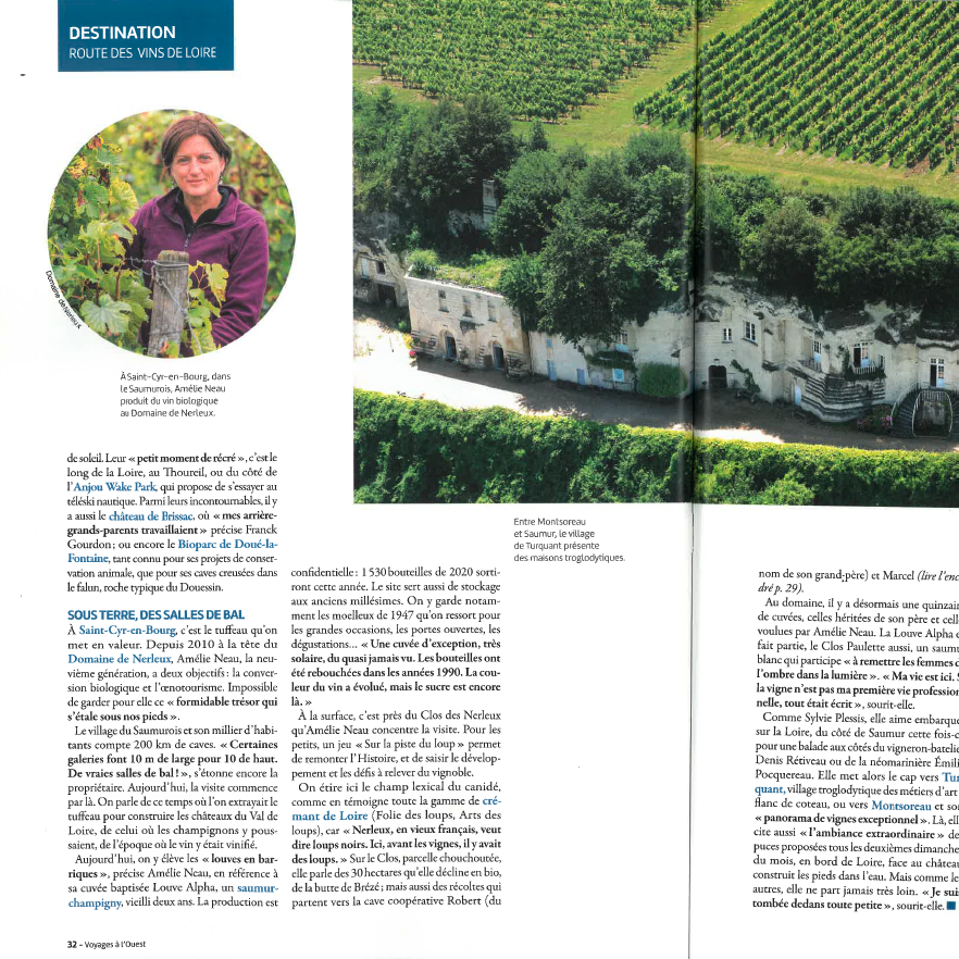 Ouest France Vins de Saumur